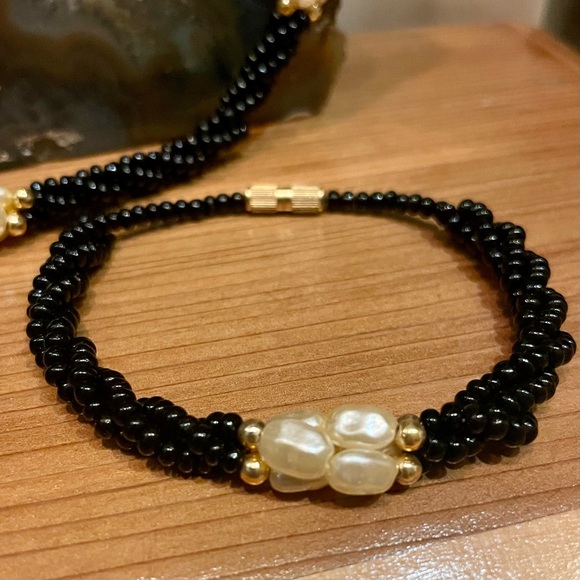 Vintage Beaded Necklace/Bracelet Set - Picture 2 of 3